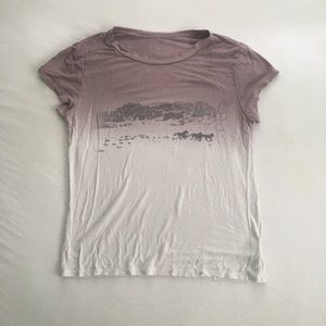 AEO | Purple Ombré Graphic Tee